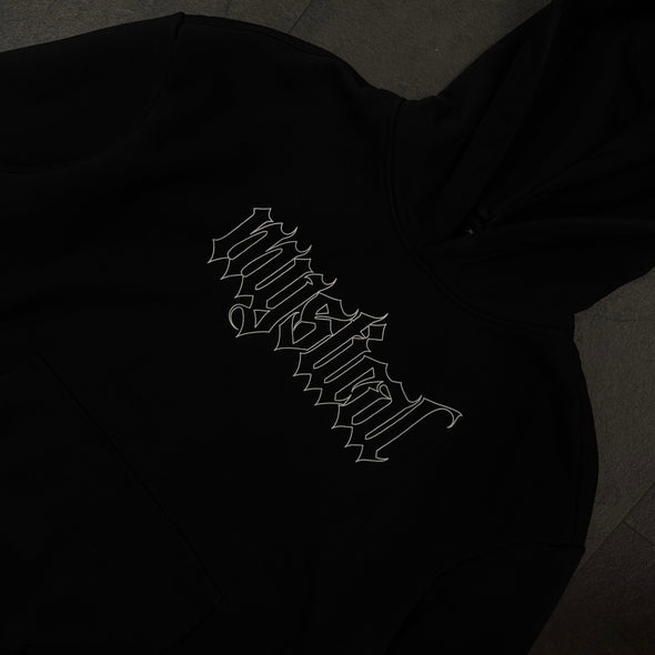 Black Outline Hoodie