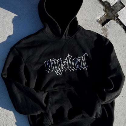 Black Outline Hoodie