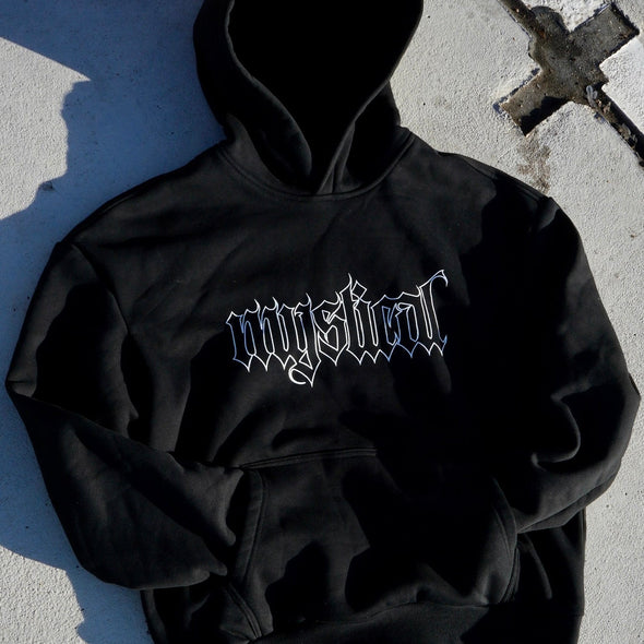 Black Outline Hoodie