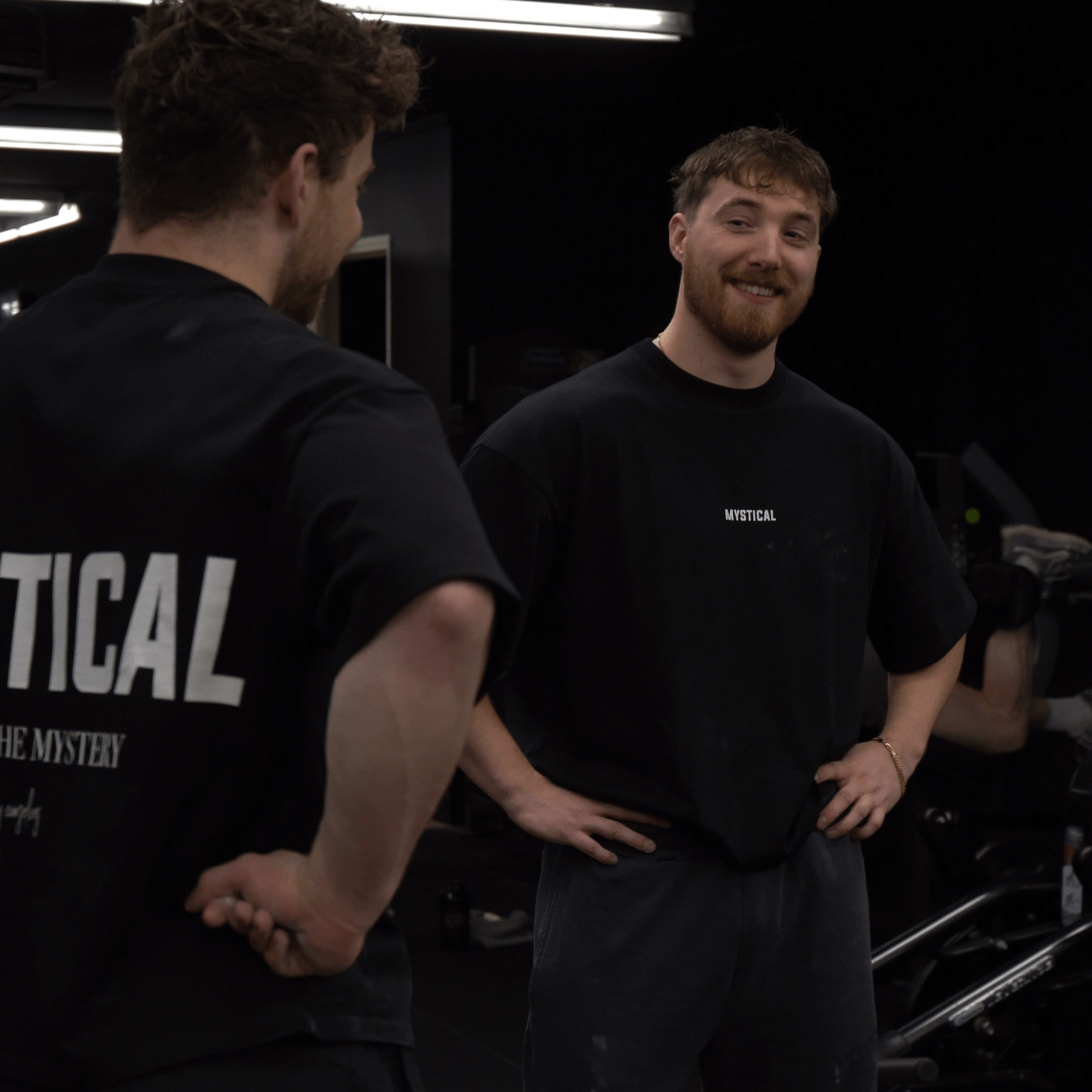 Boxxed T-Shirt front and semi back view 