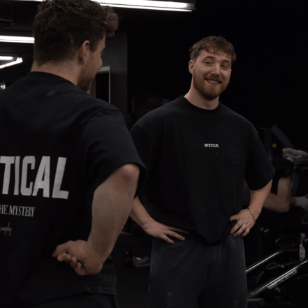 Boxxed T-Shirt front and semi back view 